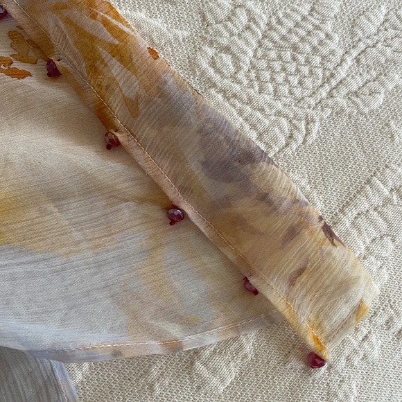 NWOT, Sheer Coverall Top, One Size, Multi Colored - Picture 6 of 9